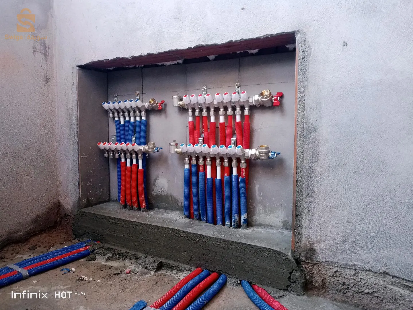 جميع اعمال الترصيص
تدفئة مركزية -شبكات الغاز و الماء -