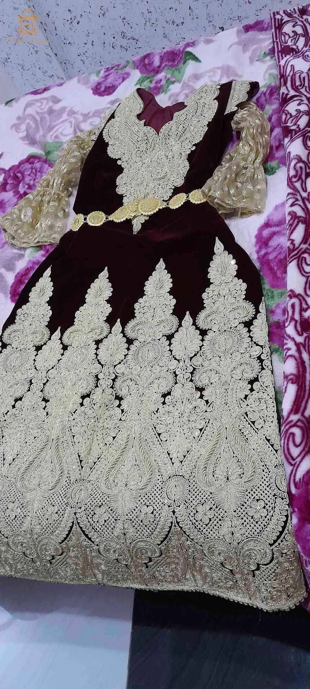 قندورة فتلة عنابية