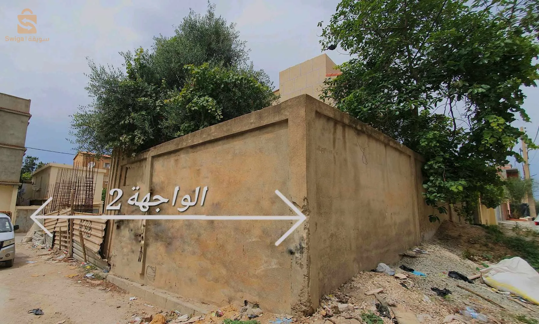 قطعة أرض للبيع بشرشال