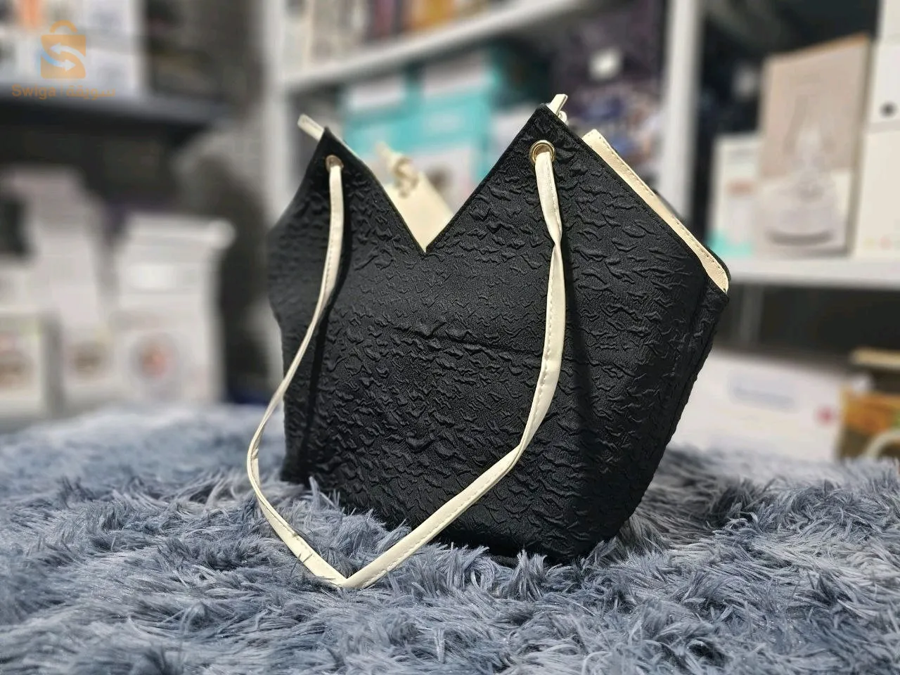 Sac seau avec nœud pour femmes de grande capacité automne 2024