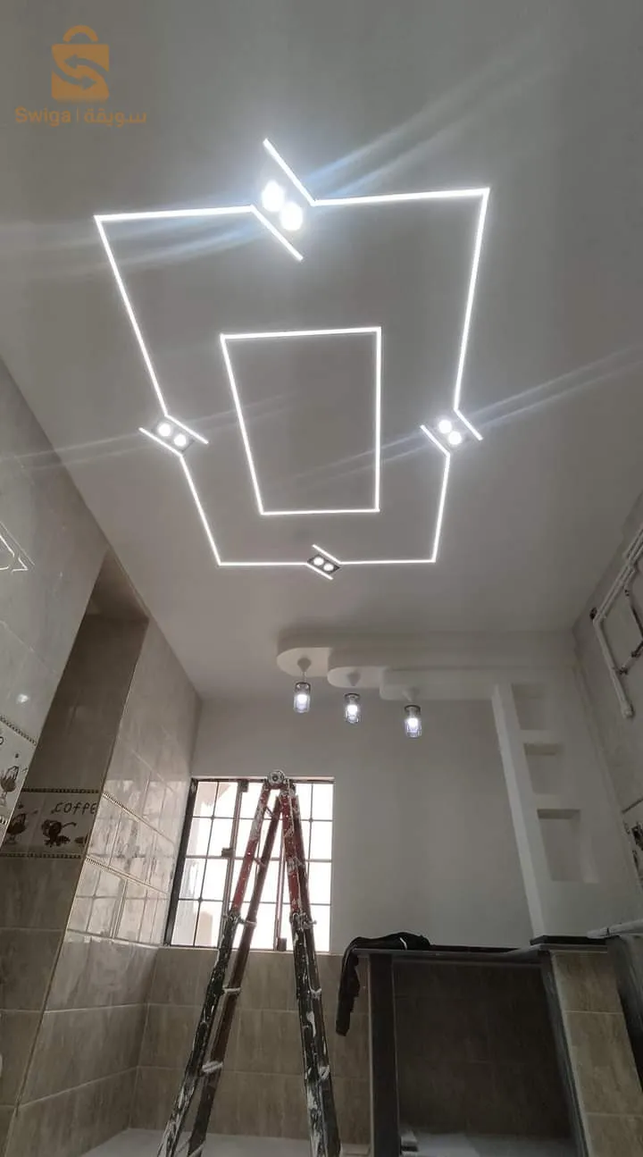 تركيب اسقف بي في سي +بلاكو بلاطر +بنتير ديكوراسيو