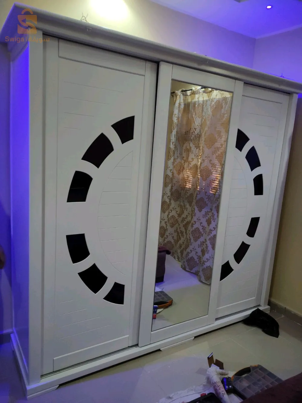 garde robe 3 portes coulissantes