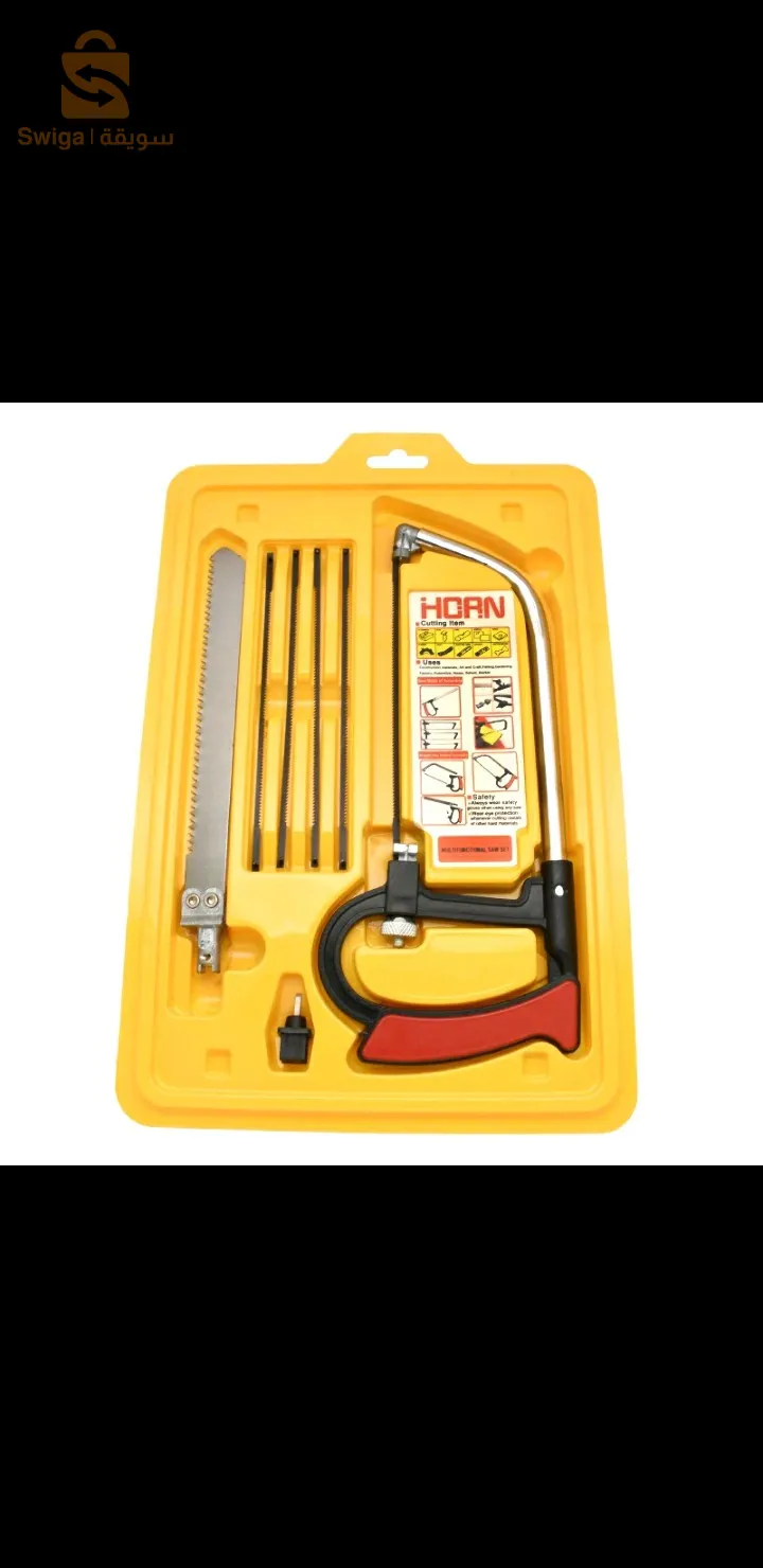 Scie à Arc Scie Manuelle Réglable Professionnelle Pvc Bois Fer 3 fonctions de Réglage