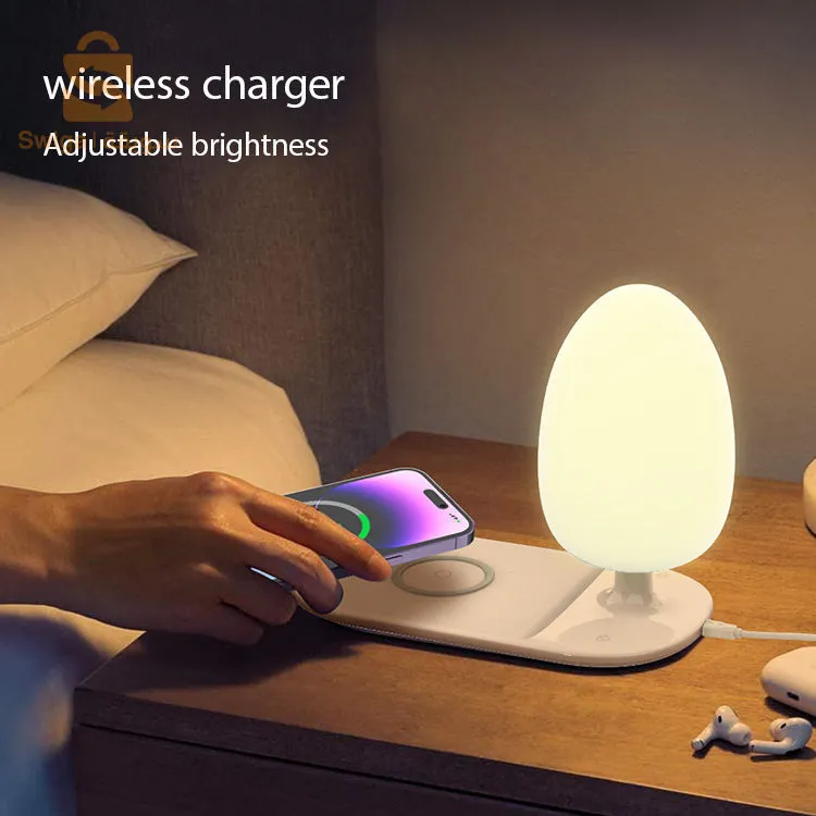 شاحن بدون وصل مع فيوزة متعددة الاستخدامات وأضواء LED