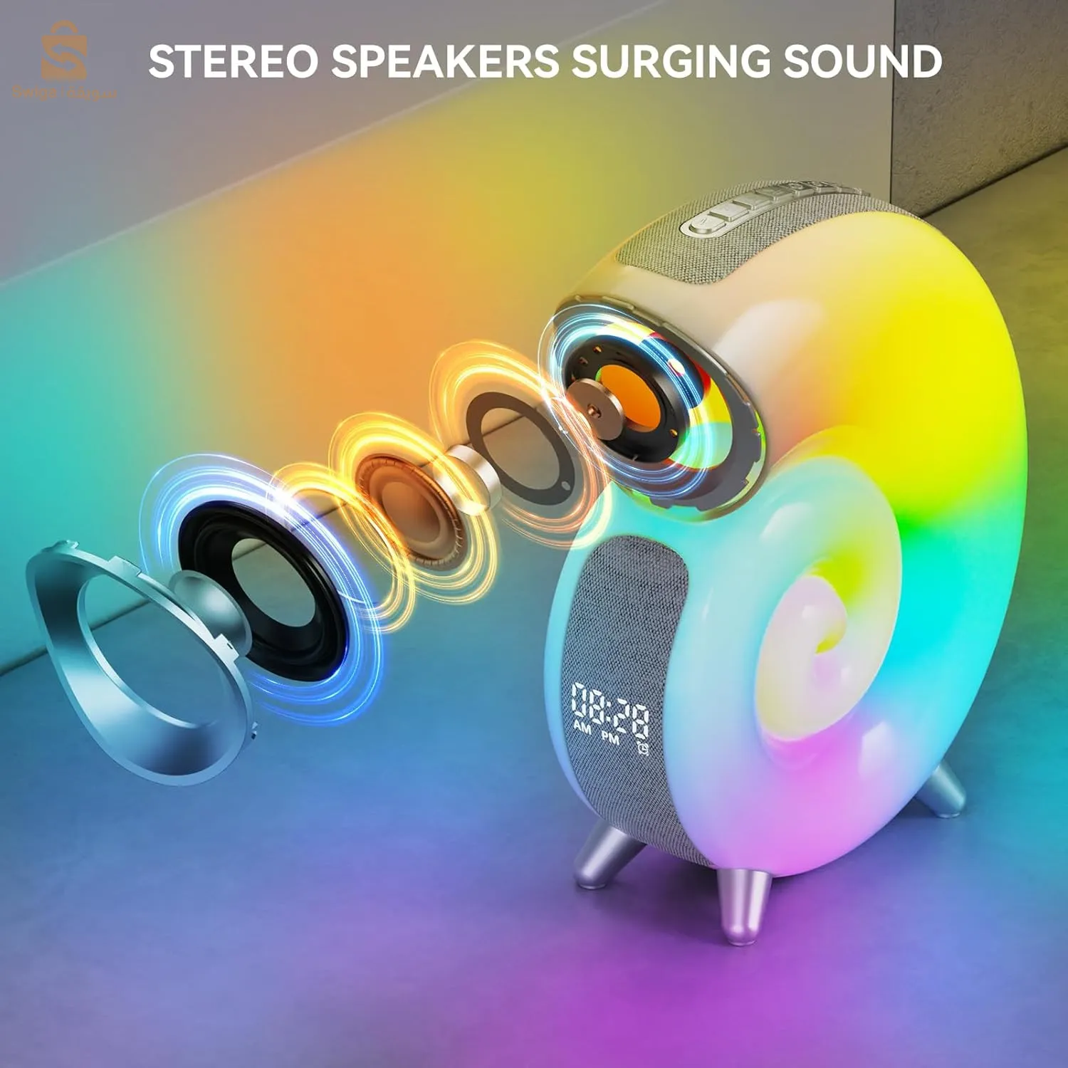 Réveil Veilleuse Intelligente Conch,RGB Bluetooth Musique Rythme Lumière - منبه ذكي على شكل محارة
【اخلق جوًا دافئًا】يجمع هذا الضوء الليلي بين وظائف المصباح ومكبر الصوت الذي يدعم تقنية البلوتوث لخلق أجواء دافئة ومريحة في منزلك. مع مجموعة متنوعة من خيارات الألوان، اختر من بين أكثر من 16 مليون لون واضبط السطوع لخلق أجواء مثالية. كما يوفر أيضًا لوحات ألوان قابلة للتخصيص ودرجات حرارة خفيفة.
7500دج
0665955230وق👉viber watts