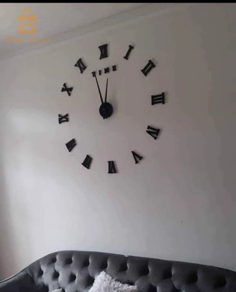 Horloge Murale 3D 🕰️ Décoration Pour Maison Salon Chambre Bureau Au Plusieurs Modele Et Couleur 🎨