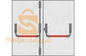 Barre anti panique ISEO ITALY. CRAFTRE/ Groome ferme porte