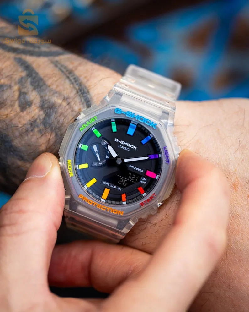 Montre Casio G-Shock Grafiti_Transparent