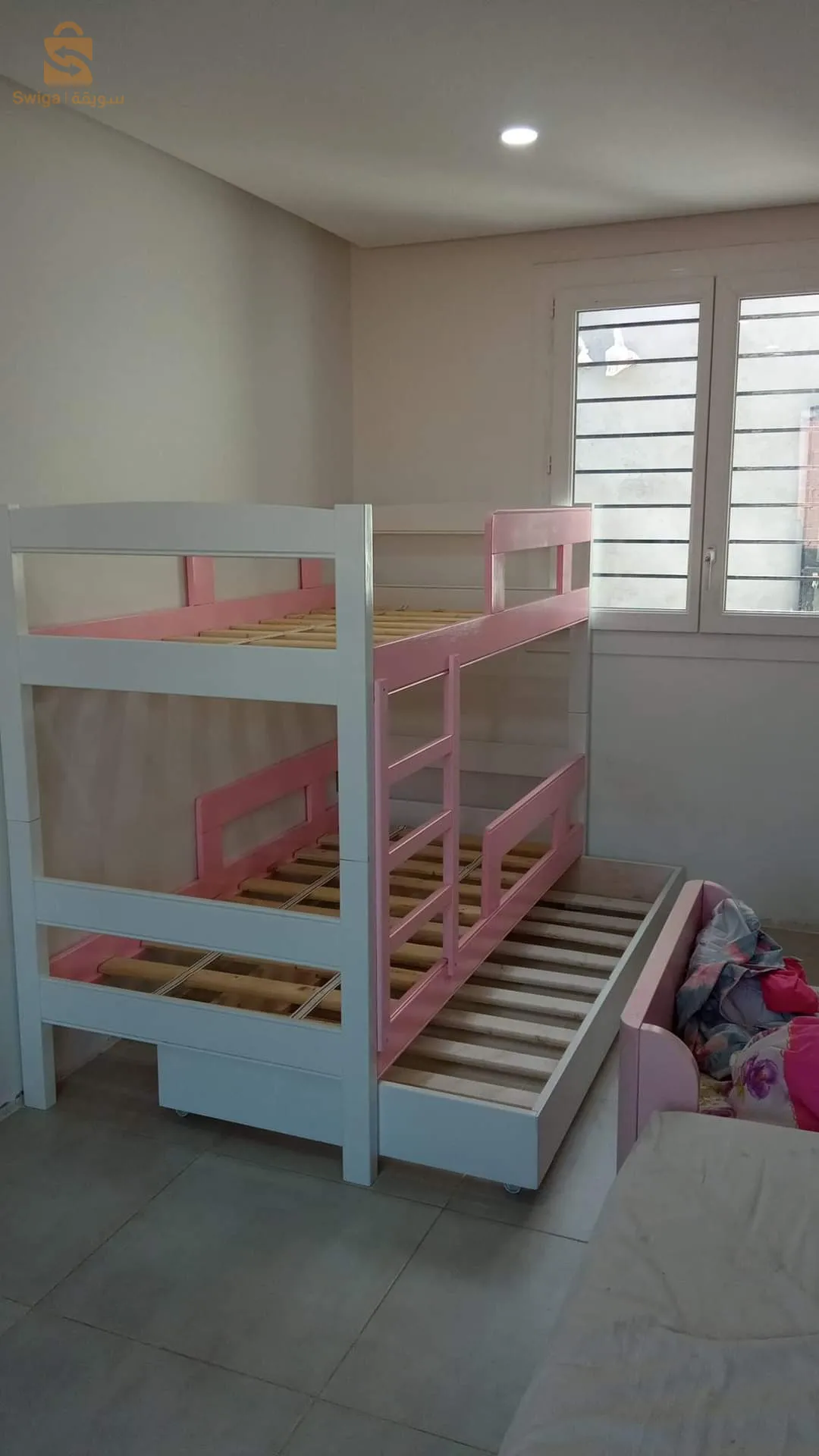 fabrication lit superposé bois rouge 0550249000