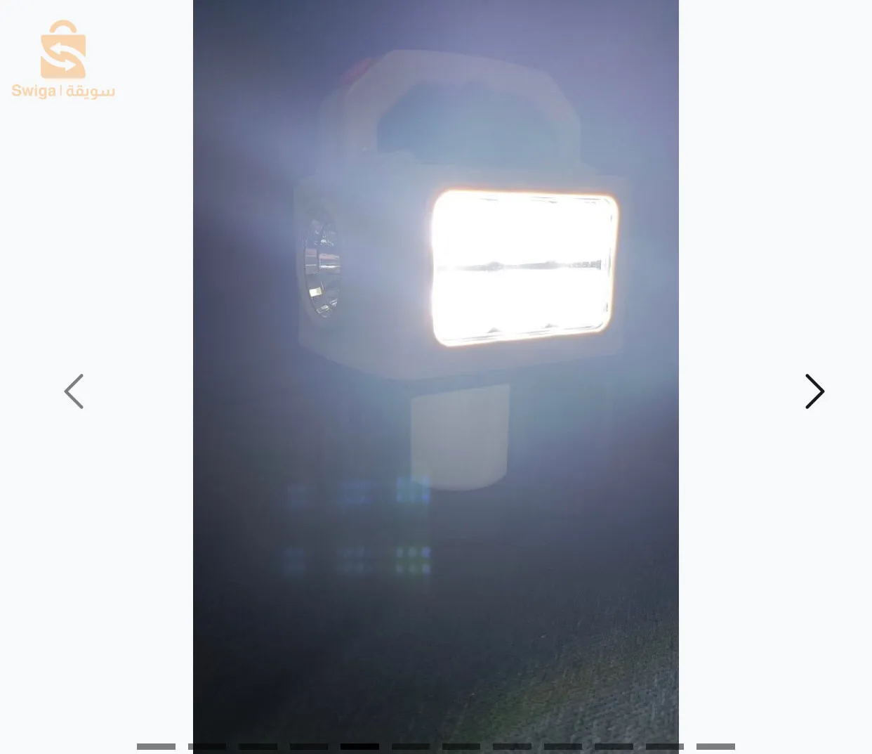 مصباح يدوي للتخييم ب 3 أوضاع يعمل بالطاقة الشمسية