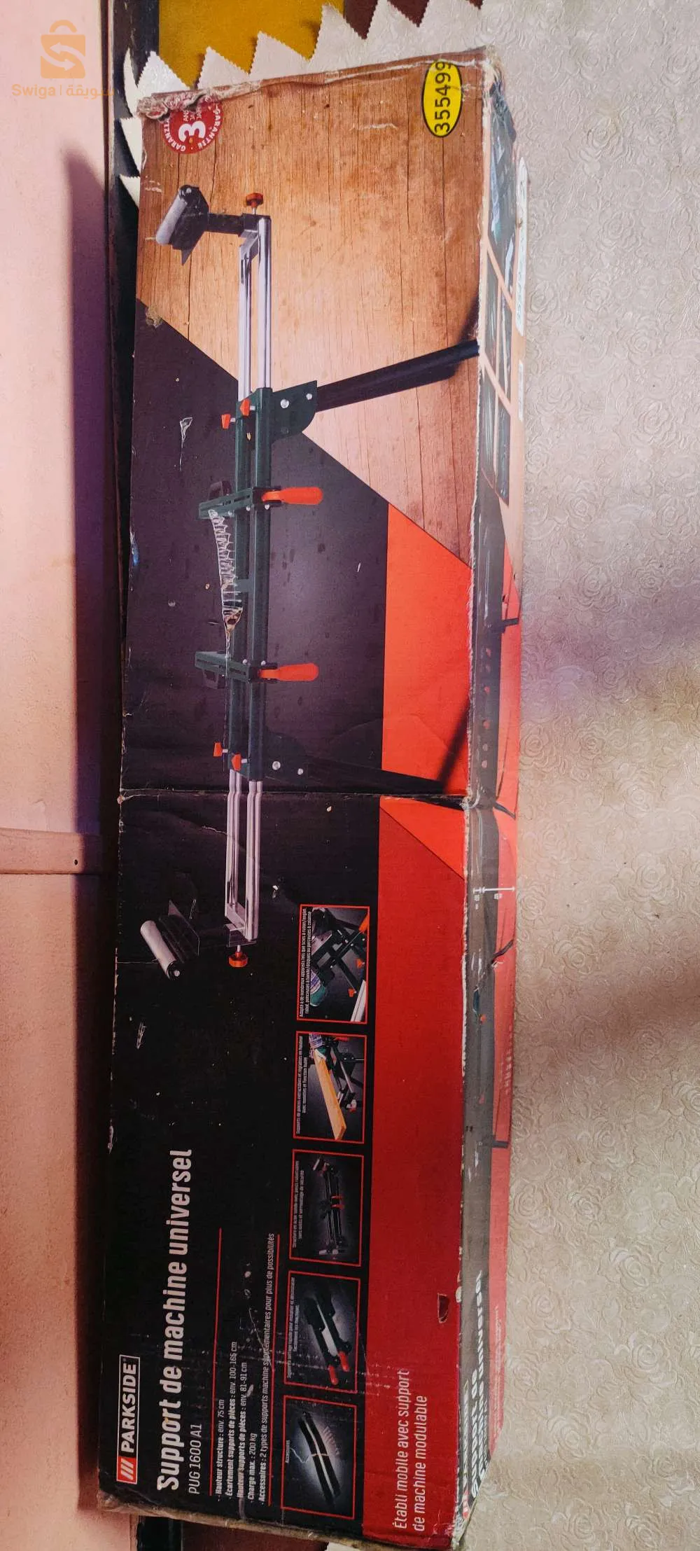 scie à onglet Parkside+support de machine modulable+ erbauer