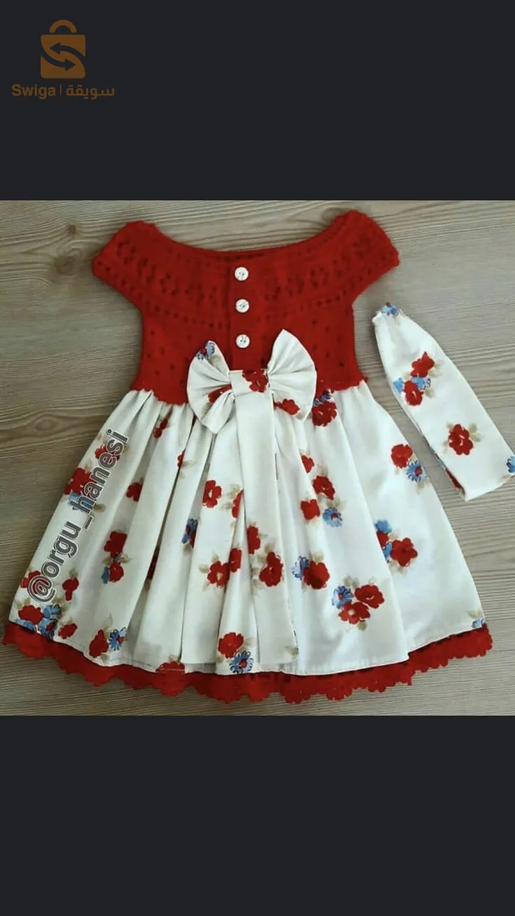 ملابس بنات كروشيه