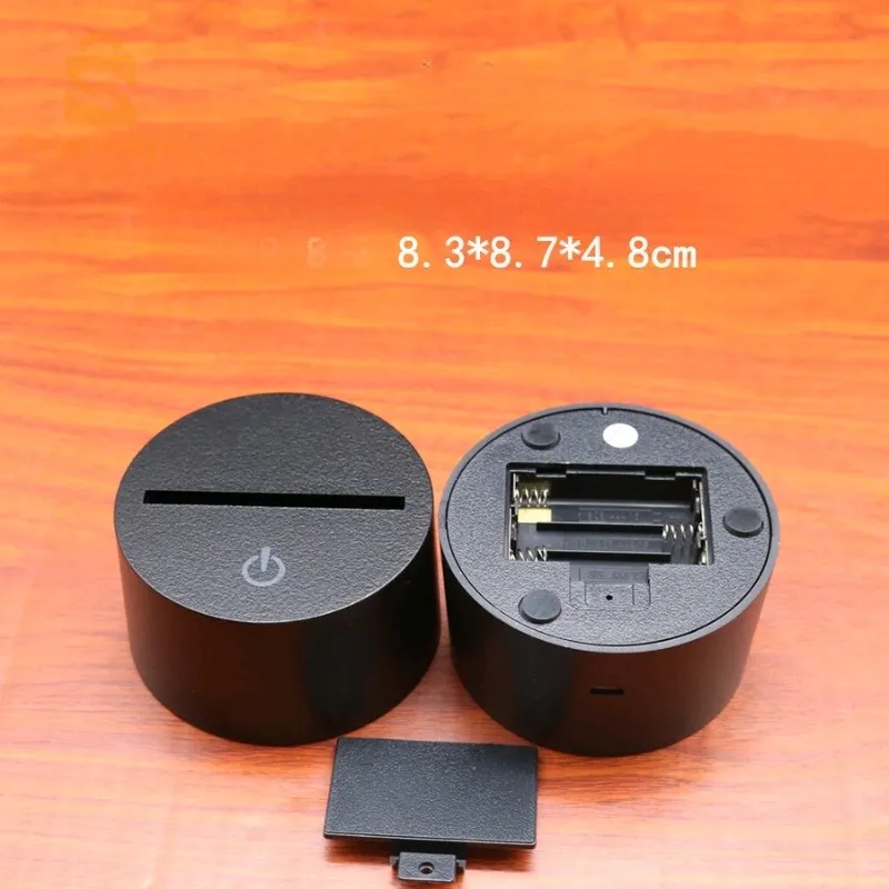 Lampe Veilleuse de bureau 3D 7 lumières changeantes de couleurs En Acrylique