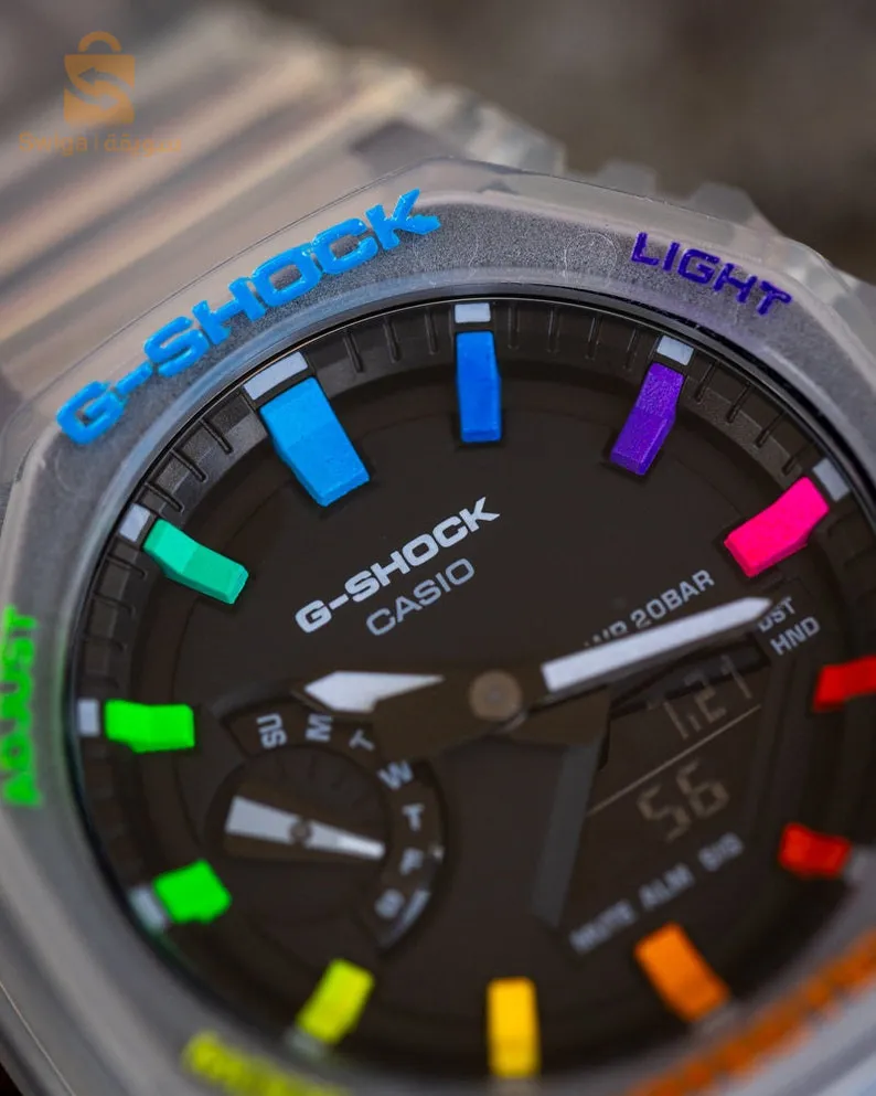 Montre Casio G-Shock Grafiti_Transparent