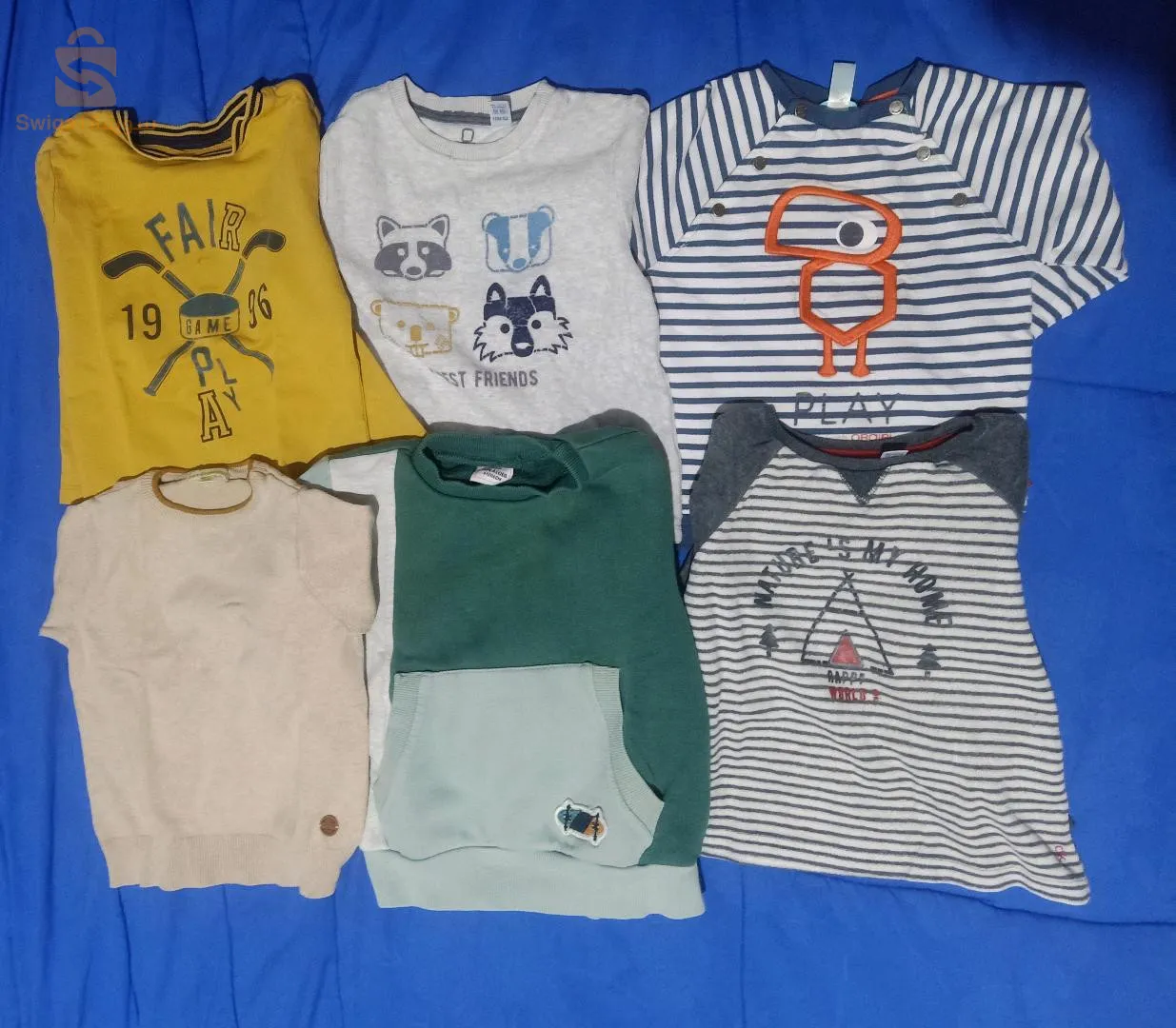 vêtements et sous vêtements pour enfants