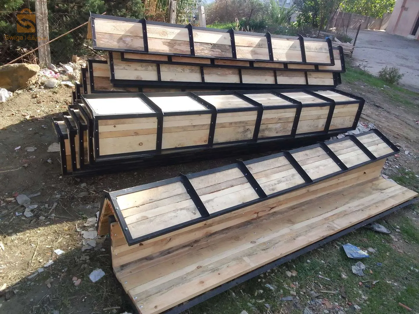 كوفراج بوطو للبيع بالحطب الاحمر بوا روج  30×30
