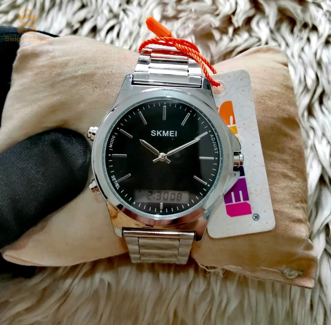 Promo montre original SKMEI double horloge sel3a ou souma imbattable