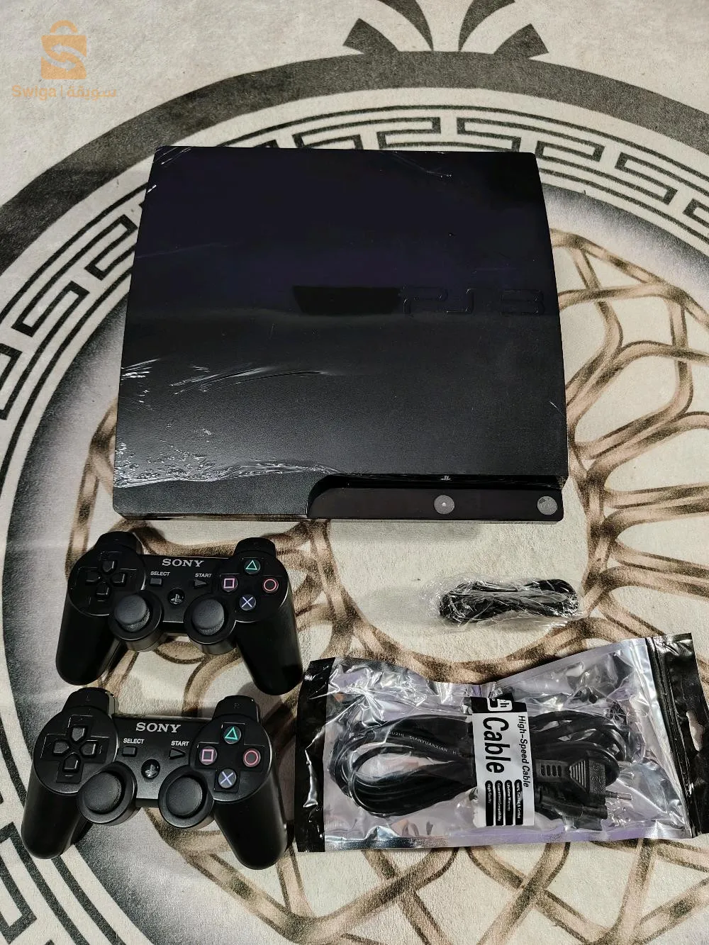 ps3 slim 320gb flaché avec 2 manett