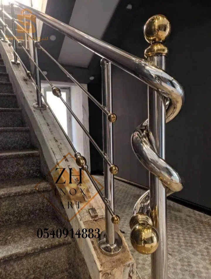 ✔️  درابزين (rampe d'escalier) بمختلف الأشكال و الأنواع
✔️ واقي للجسم(garde-corps)على الشرفات و الأسطح بأشكال و أنواع مختلفة