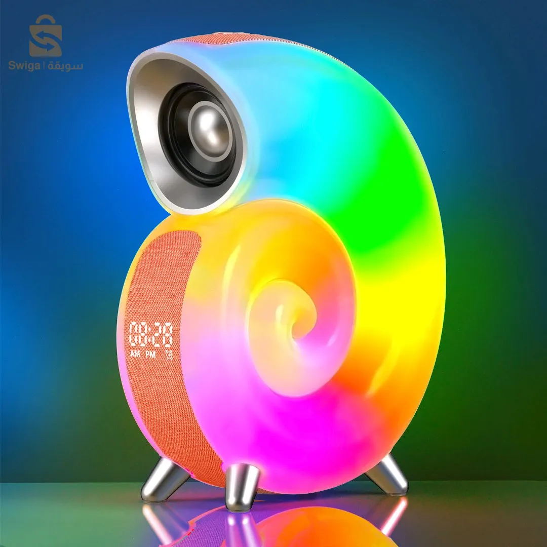 Réveil Veilleuse Intelligente Conch,RGB Bluetooth Musique Rythme Lumière - منبه ذكي على شكل محارة
【اخلق جوًا دافئًا】يجمع هذا الضوء الليلي بين وظائف المصباح ومكبر الصوت الذي يدعم تقنية البلوتوث لخلق أجواء دافئة ومريحة في منزلك. مع مجموعة متنوعة من خيارات الألوان، اختر من بين أكثر من 16 مليون لون واضبط السطوع لخلق أجواء مثالية. كما يوفر أيضًا لوحات ألوان قابلة للتخصيص ودرجات حرارة خفيفة.
7500دج
0665955230وق👉viber watts