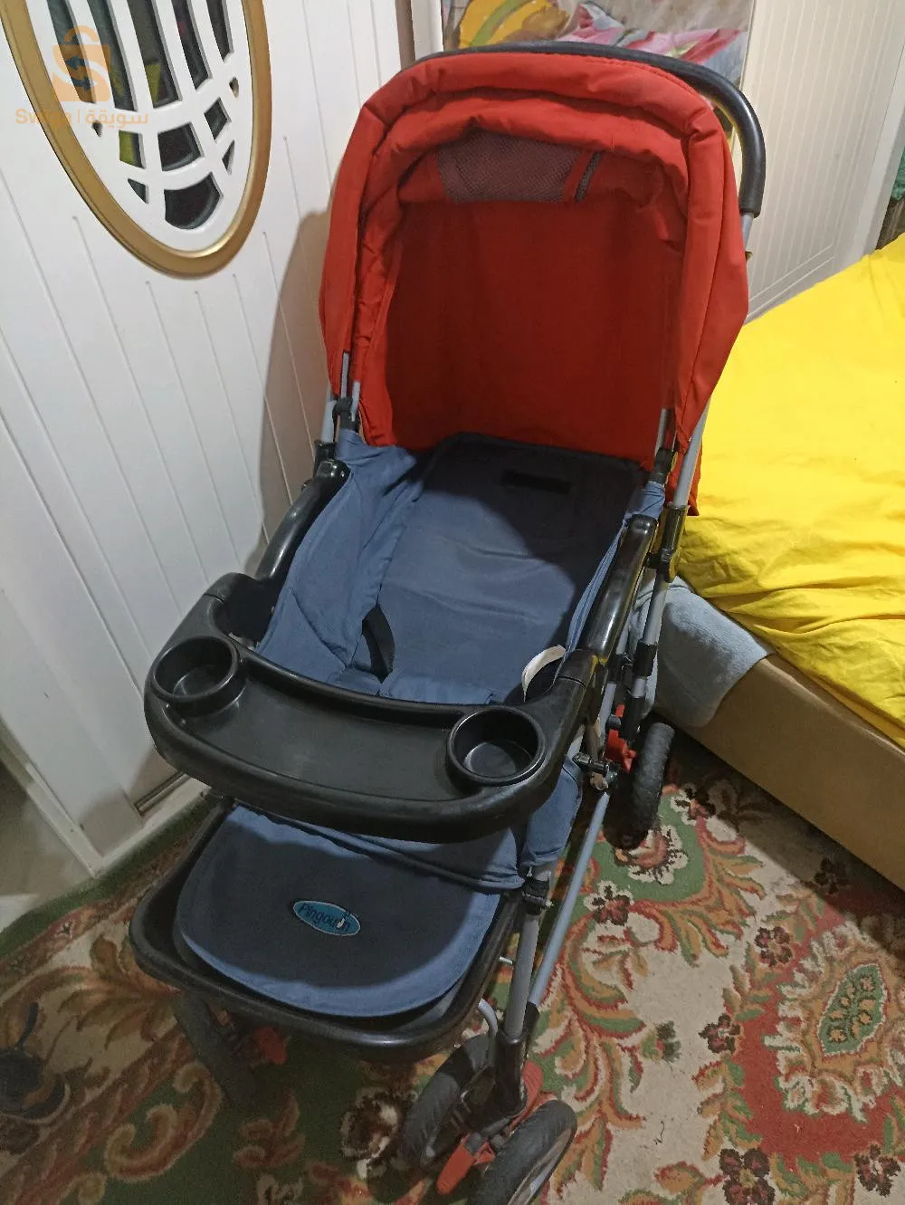 poussette bébé pingouin 💖 balonçoire double sense tres bonne état