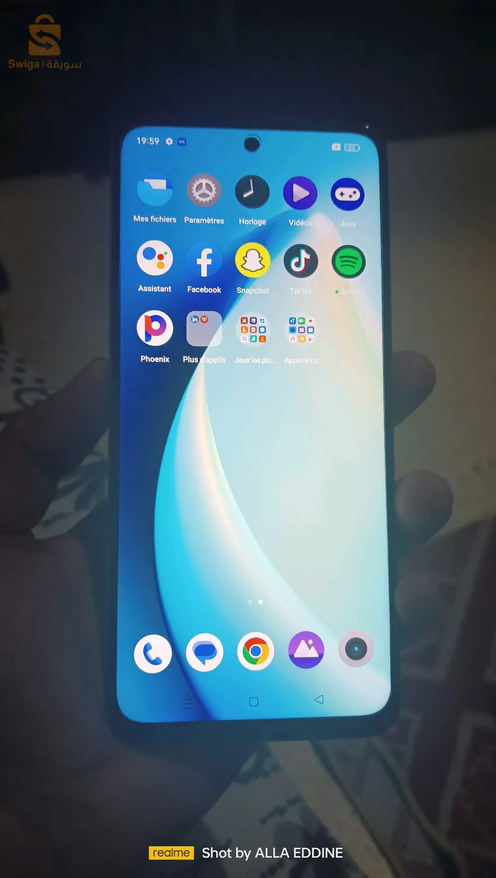 realme C55 état 9/10
 fih la Boîte brk 
256gb 
ram 8 
 nba3 ou nberz