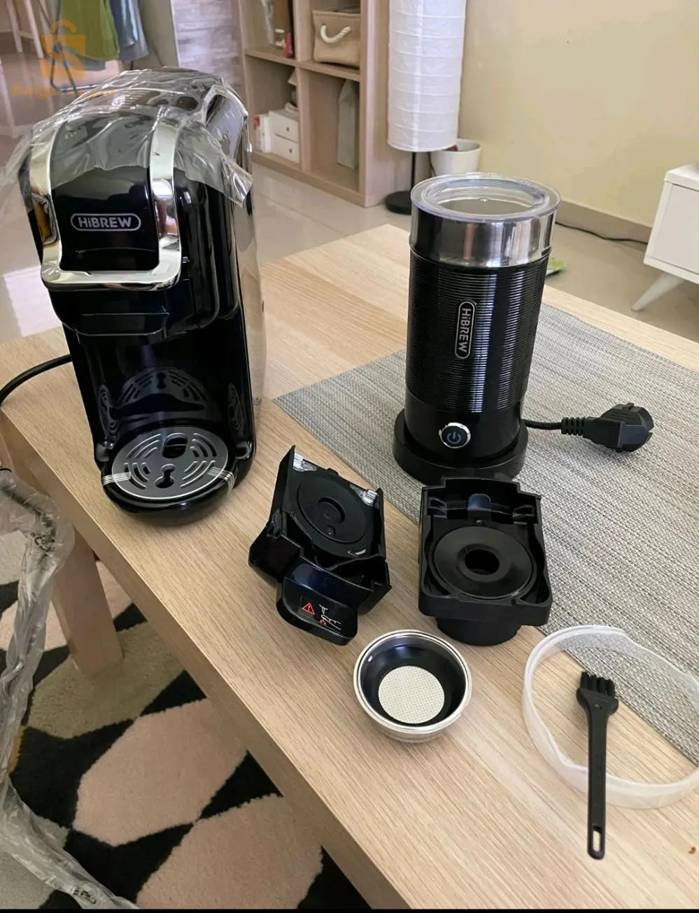 HiBREW H2B 5 in 1 Multi-Capsule Cold & Hot Coffee Maker (Black)