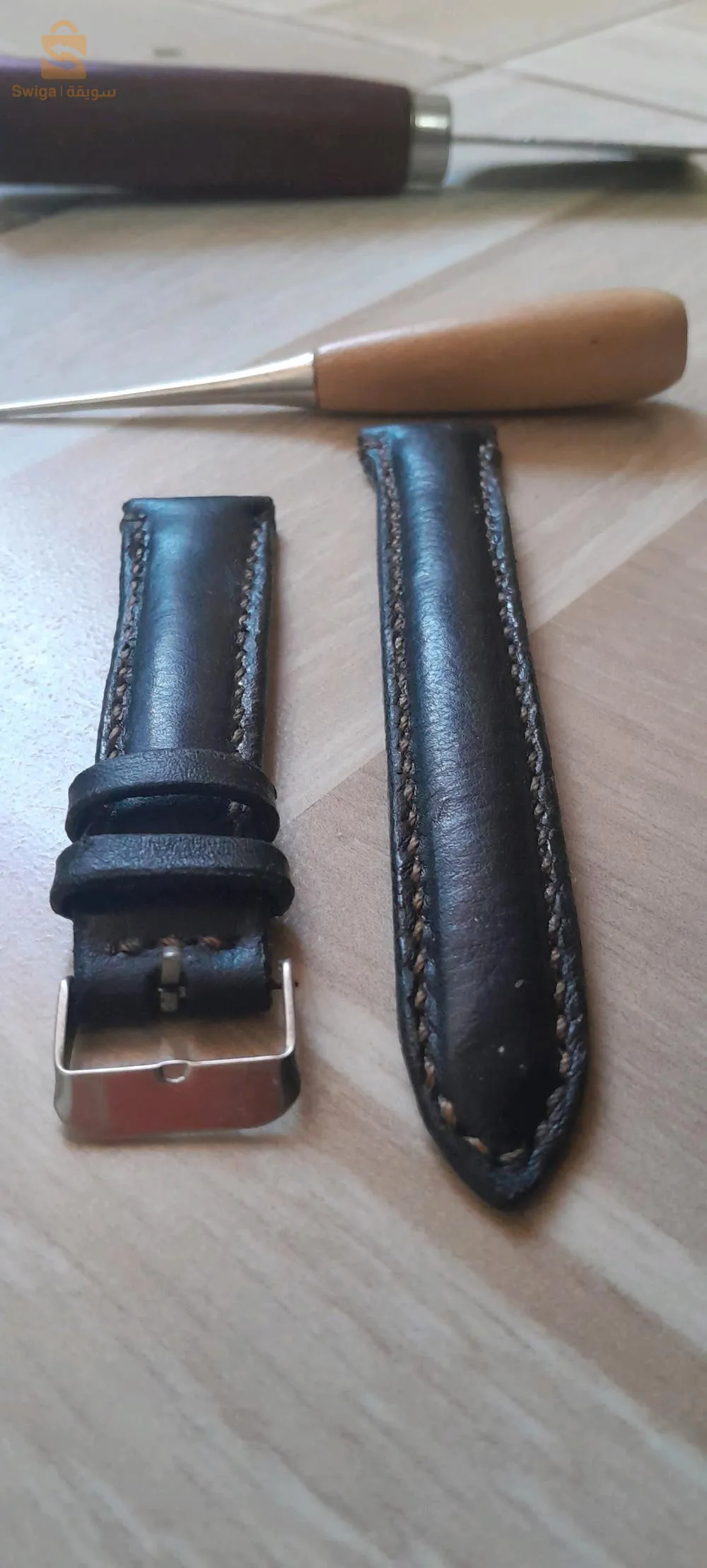 bracelet en cuir véritable pour vos montres #handmade