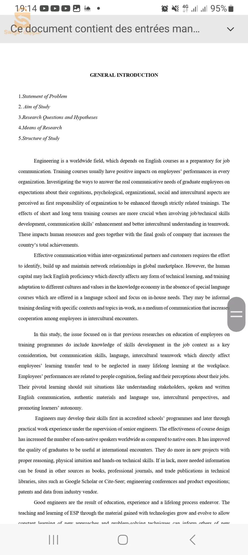 Preparing a PowerPoint presentation