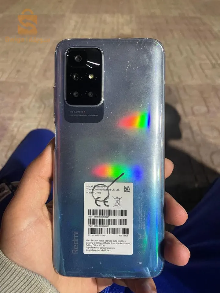 هاتف رادمي 10 جديد عندو 15يوم فقط