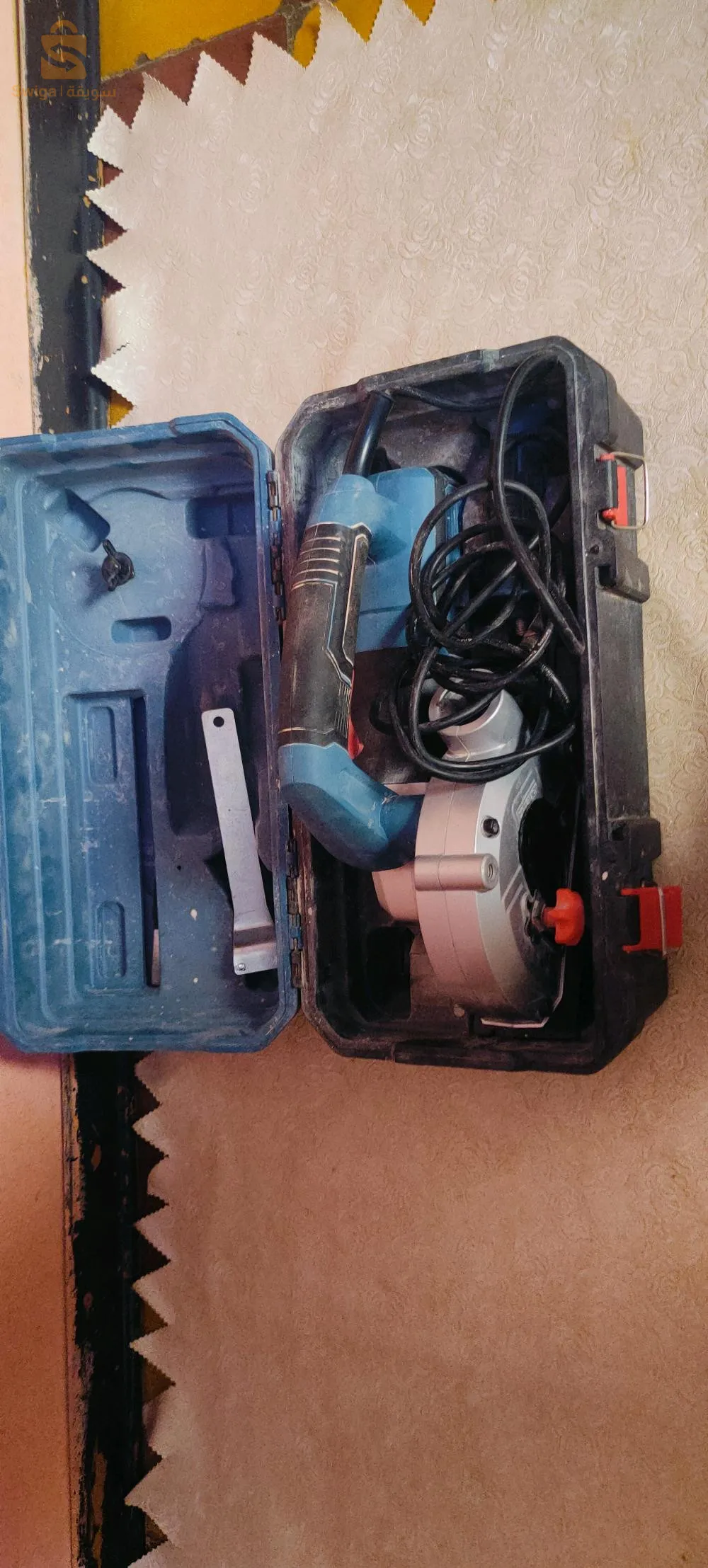 scie à onglet Parkside+support de machine modulable+ erbauer