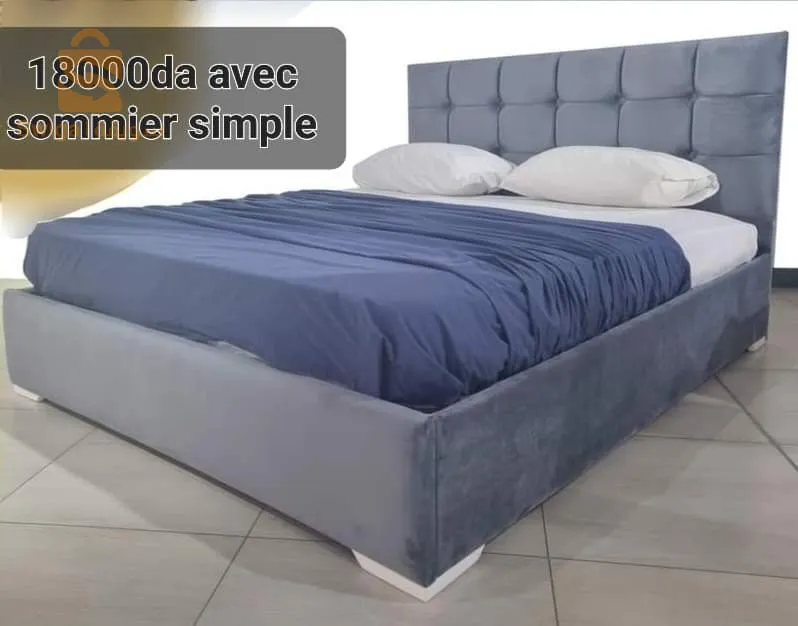 lit capitonnée