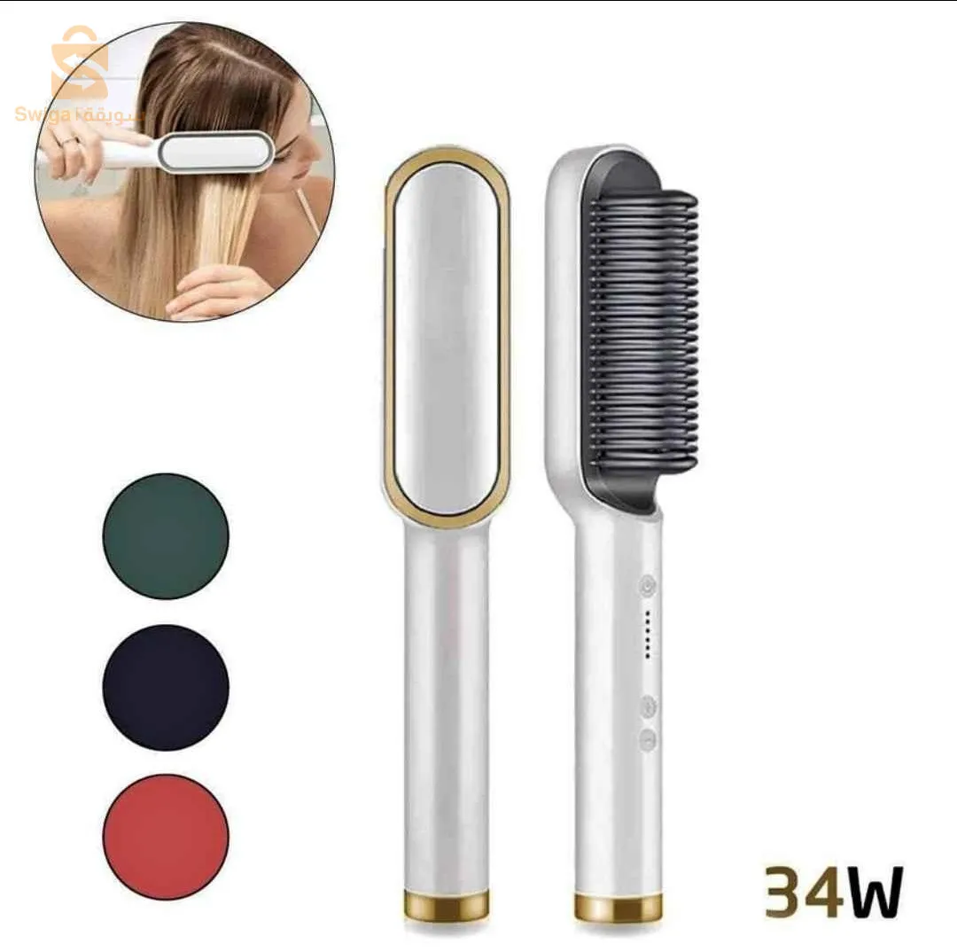 hair straightener brush trés Bonne qualité 💙💫