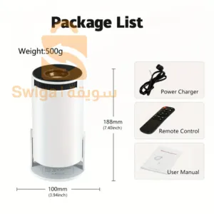 جهاز عرض صغير HY300 بدقة 4K