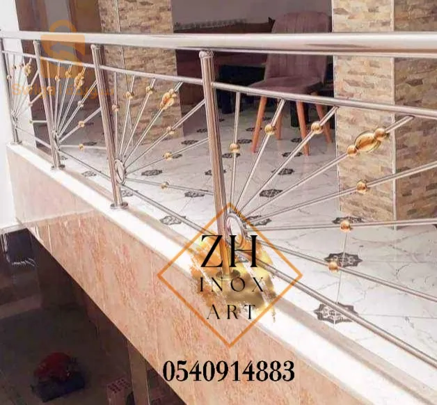 ✔️  درابزين (rampe d'escalier) بمختلف الأشكال و الأنواع
✔️ واقي للجسم(garde-corps)على الشرفات و الأسطح بأشكال و أنواع مختلفة