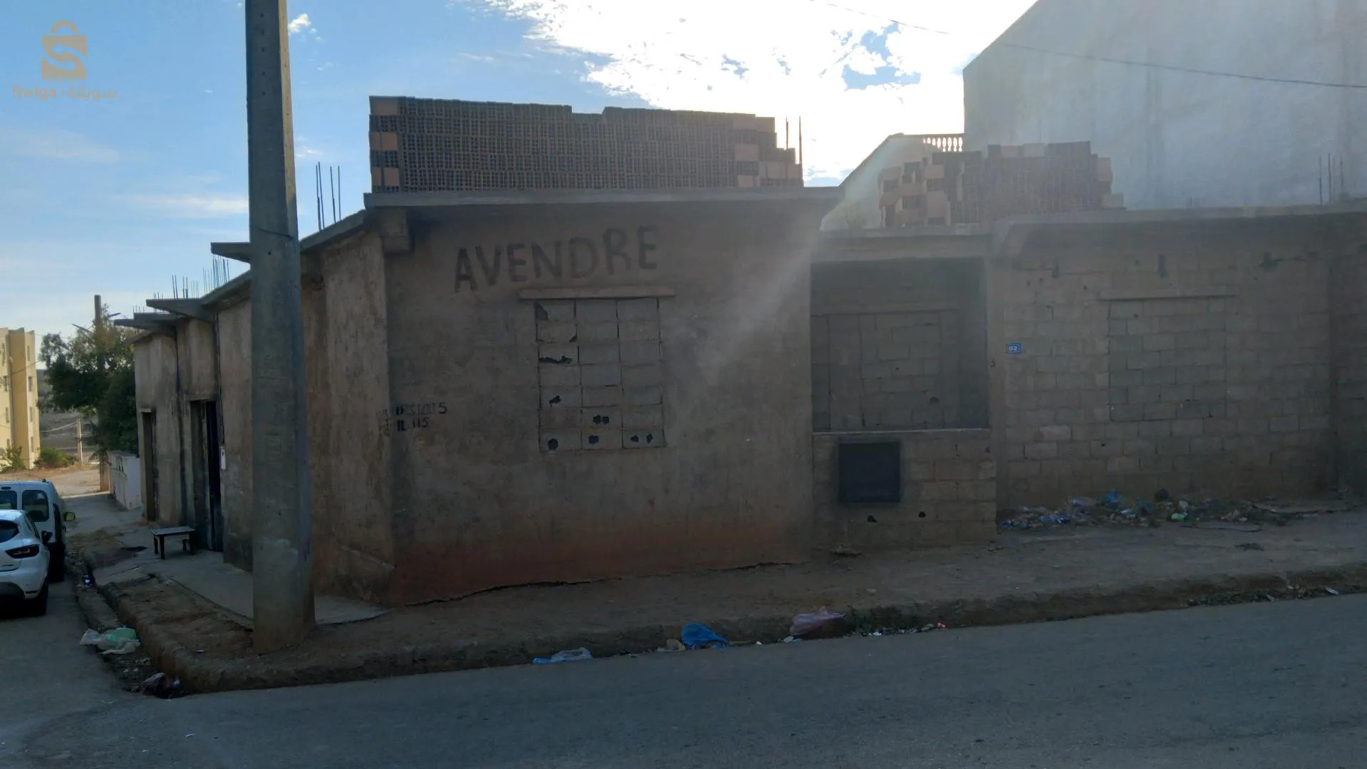 سكن كبير نصف مكتمل