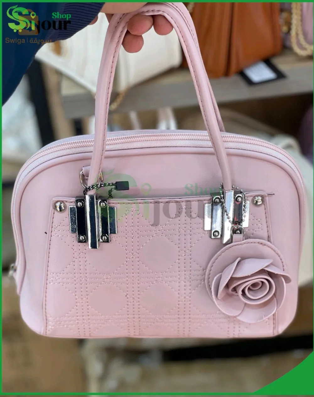 حقيبة نسائية  يدوية فخمة