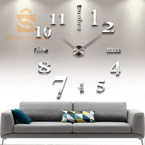 Horloge Murale 3D 🕰️ Décoration Pour Maison Salon Chambre Bureau Au Plusieurs Modele Et Couleur 🎨