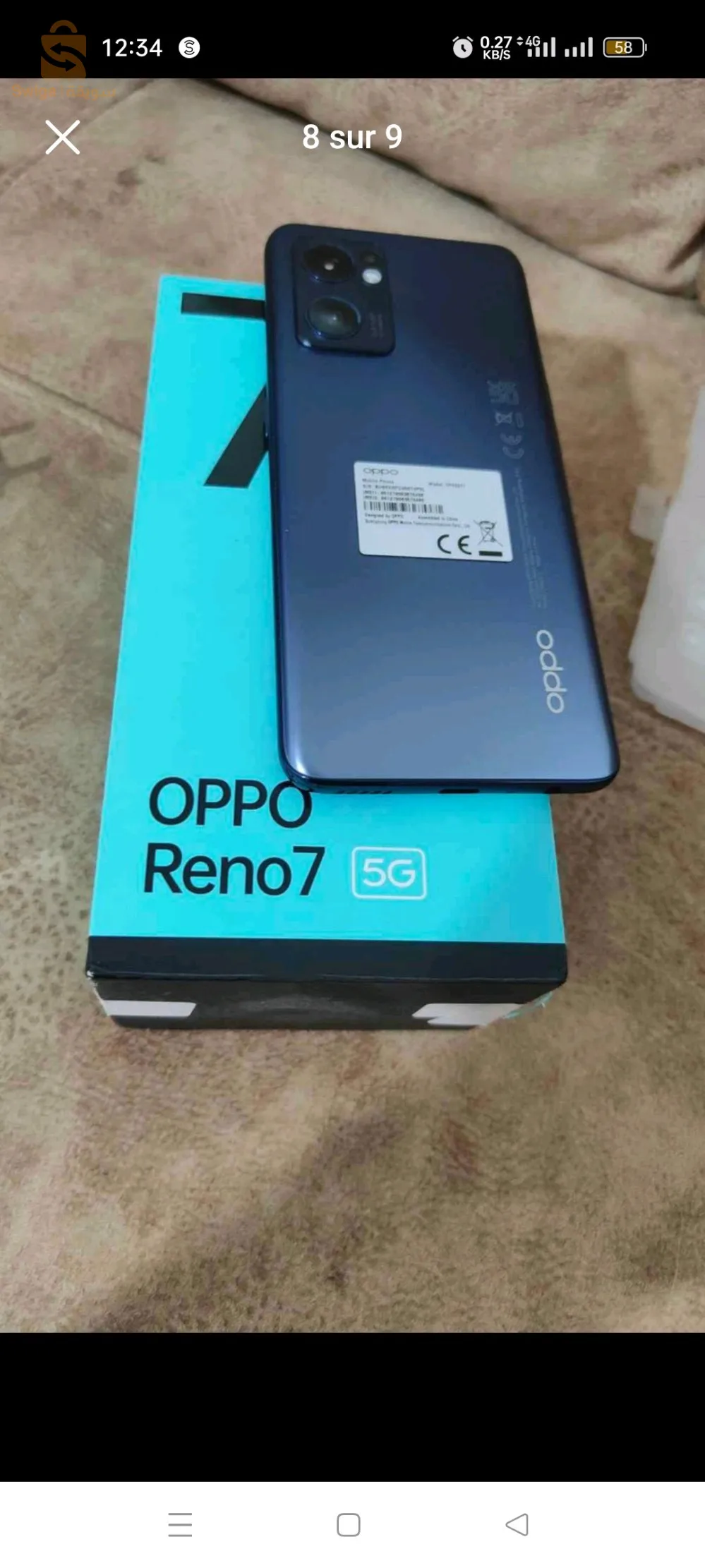Oppo Reno 7 5g 
Bon état comme neuf