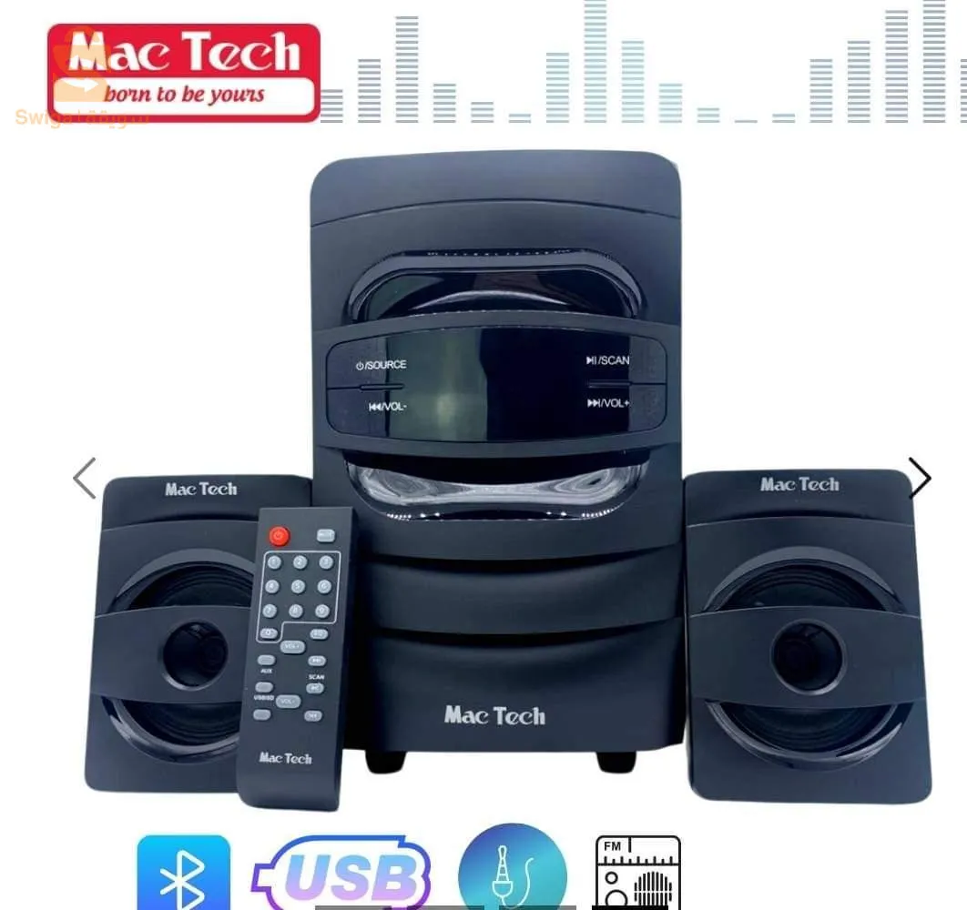 مكبر الصوت Mac Tech multi media speaker system perfect sound MT-SB2590SUF