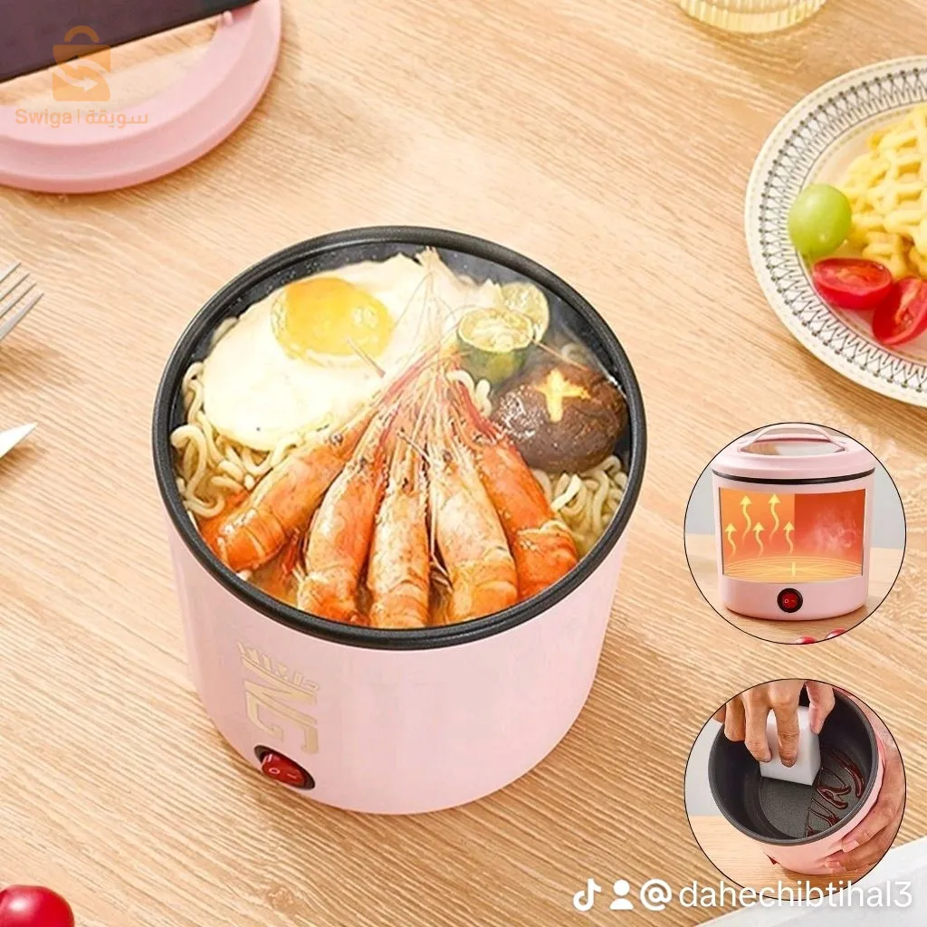 طباخ كهربائي غير لاصق، وعاء طبخ الوجبات السريعة، طباخ أرز كهربائي