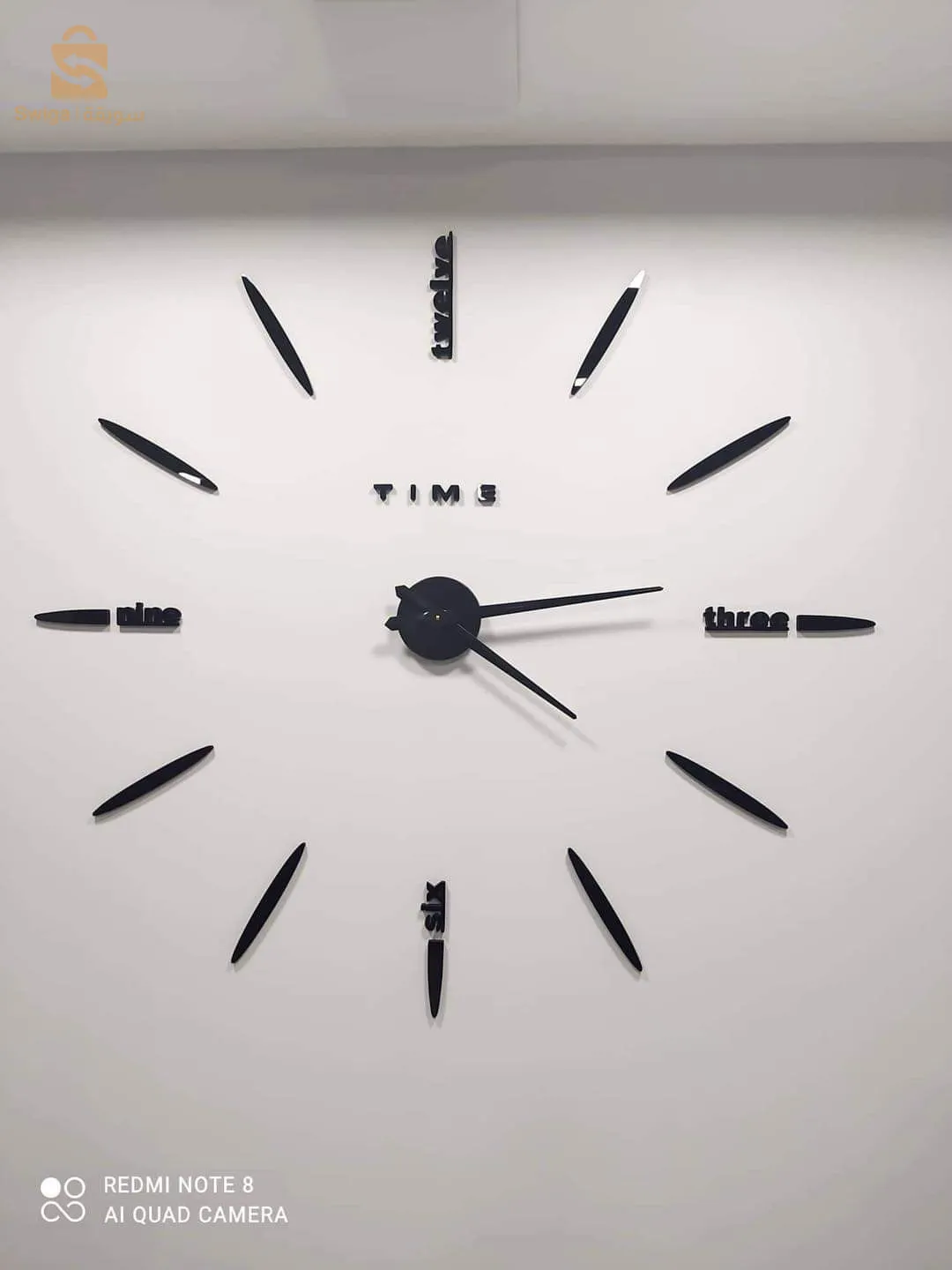 Horloge Murale 3D 🕰️ Décoration Pour Maison Salon Chambre Bureau Au Plusieurs Modele Et Couleur 🎨