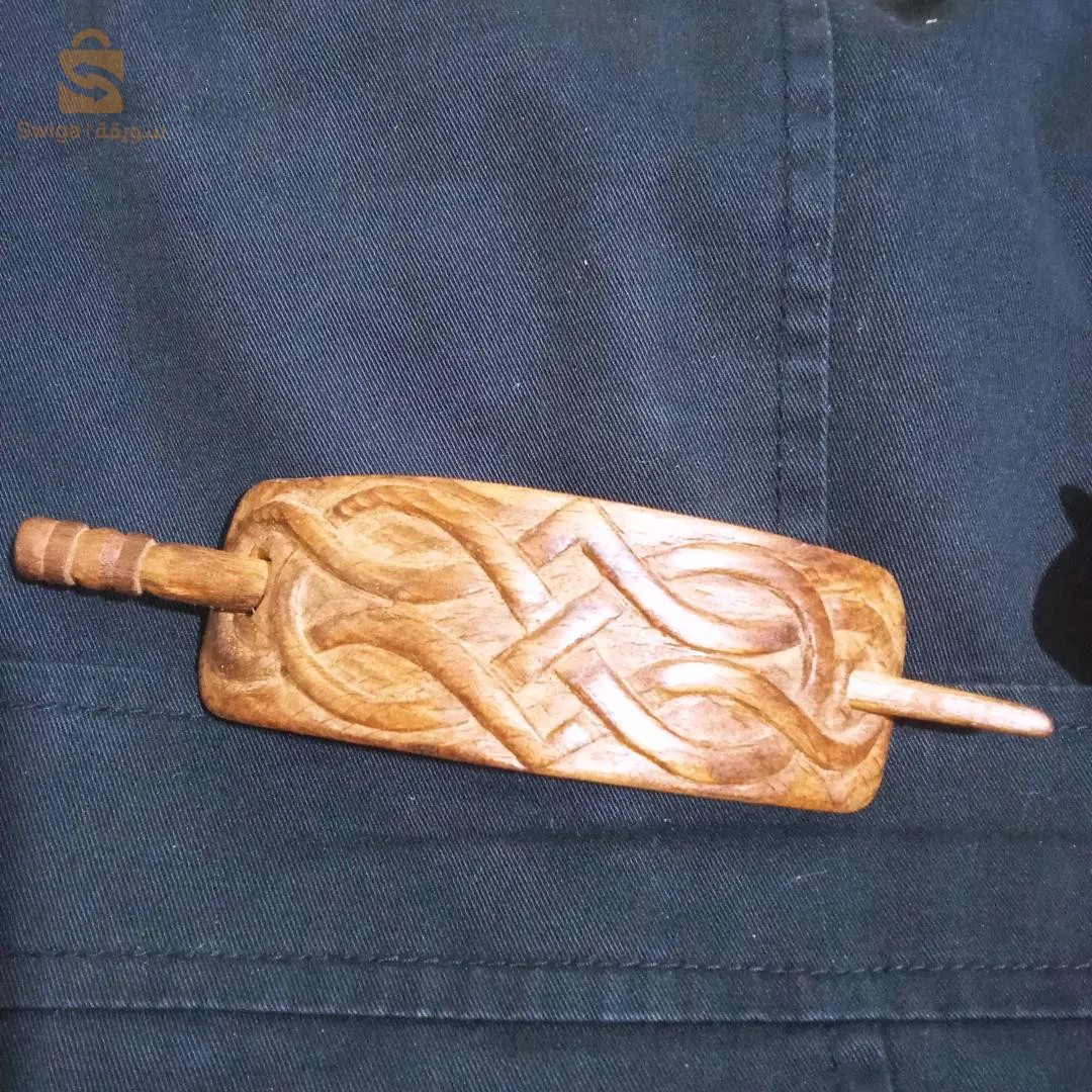 تحف ومشابك الشعر من الخشب الممتاز