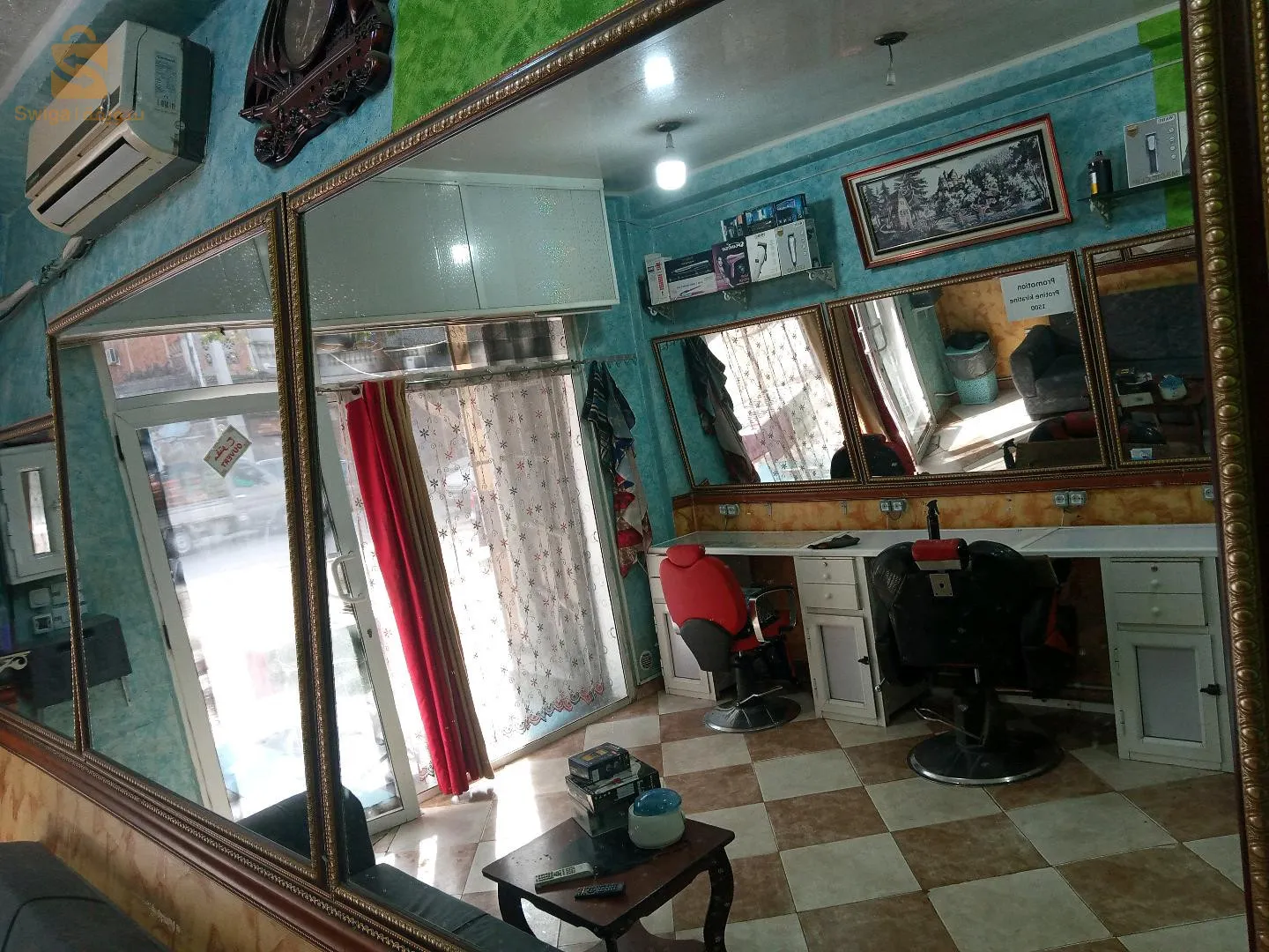 كراسي الحلاقة مع كنتوار ومريات