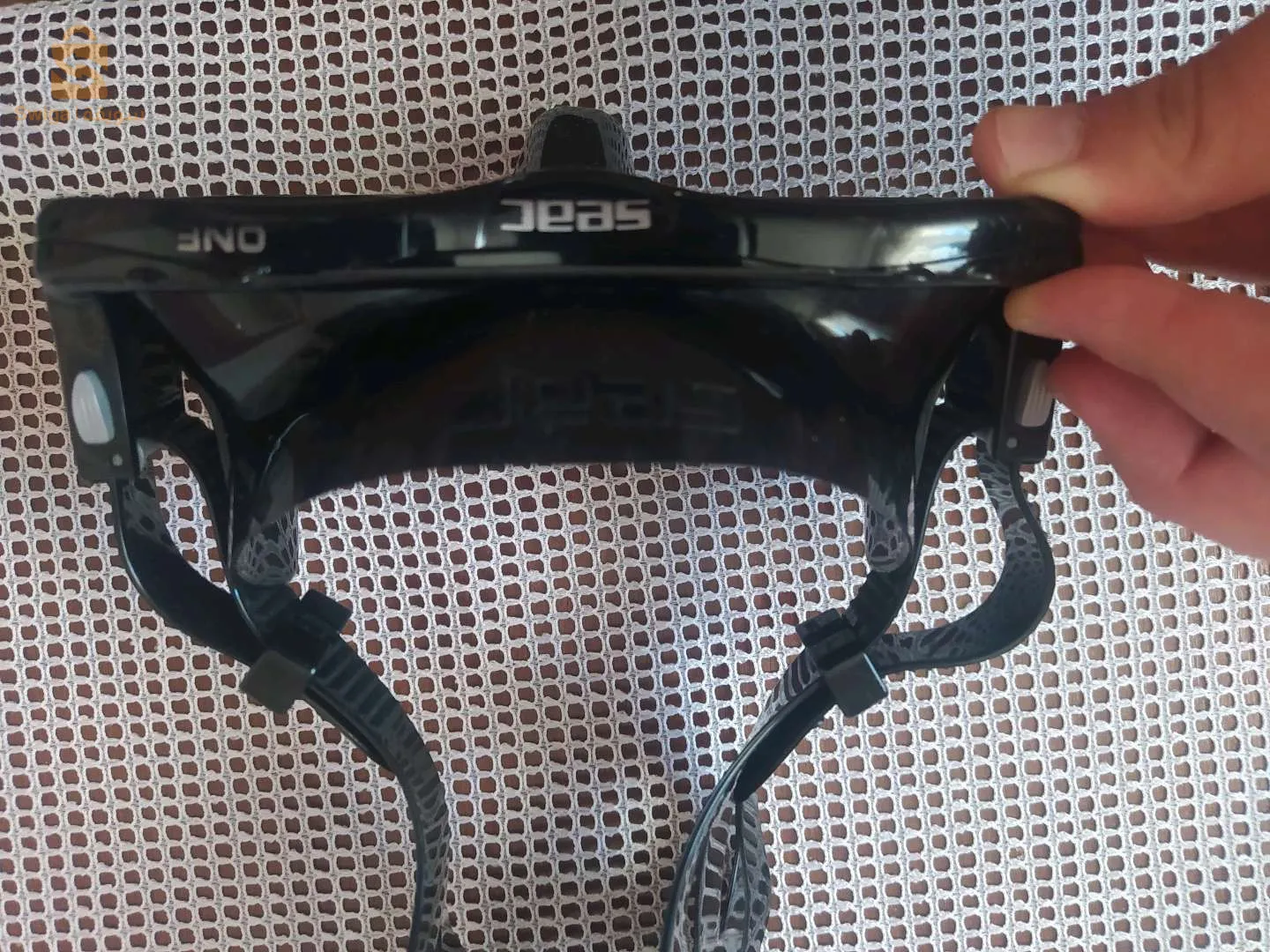 Masque de plongée avec tube flexible