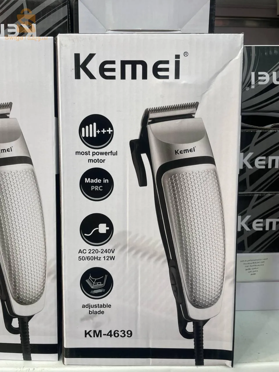 Tondeuse kemei avec fil km-4639