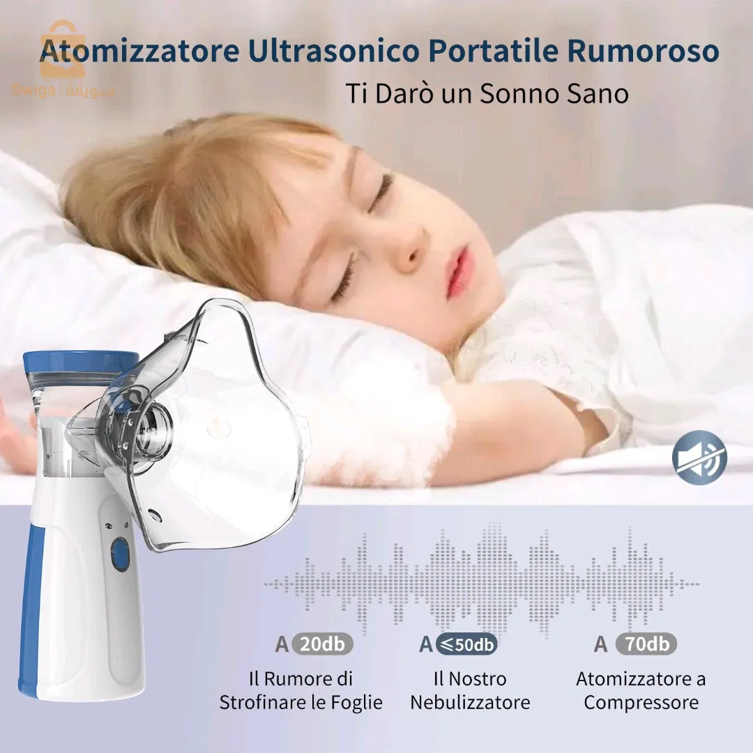 nébuliseur automatique de vapeur pour enfants et adultes - جهاز التنفس الأوتوماتيكي للأطفال والكبار
1. الحماية من التسرب: عند ملء كوب الدواء بالدواء، تأكد من عدم تجاوز العلامة القصوى (8 مل). تتراوح كمية التعبئة الموصى بها بين 2 مل و8 مل. أثناء الاستخدام، قم بإمالة الجهاز إلى أقصى زاوية تبلغ 45 درجة في أي اتجاه دون الإضرار بوظيفة الرذاذ أو نجاح العلاج. ومع ذلك، حاول إبقاء الجهاز مستقيمًا قدر الإمكان.
2. الاغلاق التلقائي: يحتوي الجهاز على وظيفة الاغلاق التلقائي. لتجنب تلف الشبكة، يتم إيقاف تشغيل الجهاز تلقائيًا عند استنفاد الدواء السائل بالكامل تقريبًا. لا تستخدم الجهاز إذا كان الكوب أو خزان الماء فارغًا. يتم إيقاف تشغيل الجهاز تلقائيًا إذا لم تعد المادة المراد رشها ملامسة للشبكة. يتم إيقاف تشغيل الجهاز تلقائيًا عند استخدام الماء النقي.
3. الحذر: لا تغسل الجهاز أو تغمره في الماء. لا تضع الجهاز أو تحمله عندما يكون هناك دواء سائل في الكوب.
4. قابلية النقل: هذا المنتج صغير الحجم وخفيف الوزن، وهو مريح جدًا للحمل.
5. جميل: تم تصنيع هذا المنتج بحرفية وظيفية رائعة، والمظهر أنيق وجميل للغاية.
وصف:
هذا البخاخات الشبكية المحمولة مناسبة لمشاكل الجهاز التنفسي، ومجموعة مرطب الرذاذ البارد مناسبة للسفر أو الاستخدام اليومي في المنزل.
تحديد:
نوع الطاقة: بطارية (البطارية غير متضمنة)
الوزن: 190 جرام
5200دج
0665955230وق👉viber watts