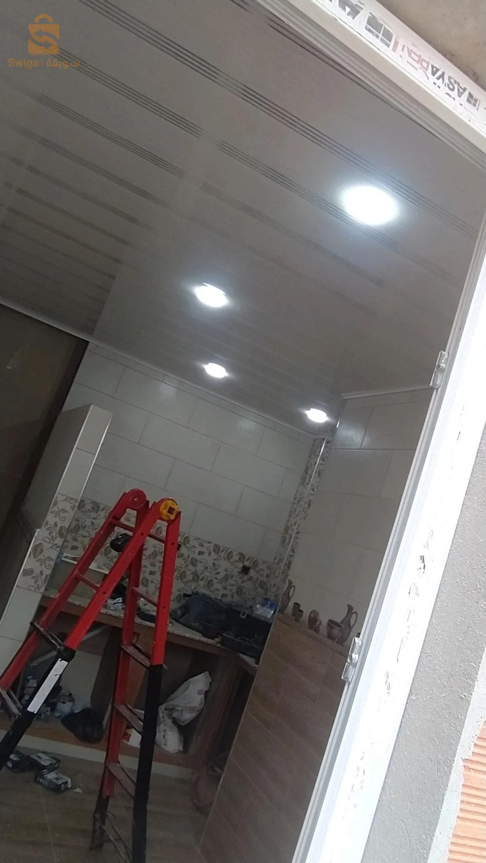 montage Foux plafond pvc