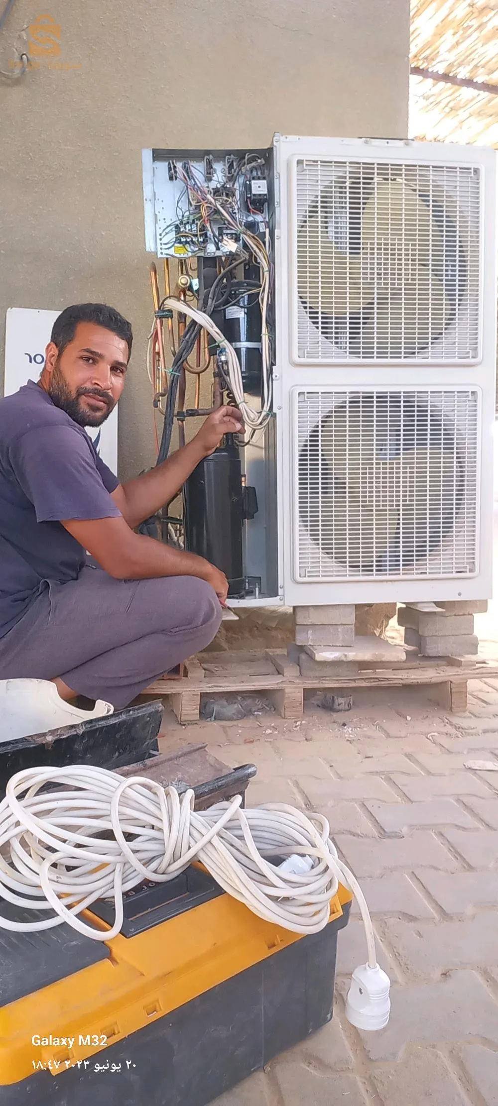 تركيب وتصليح جميع المكيفات وتعبئة الغاز