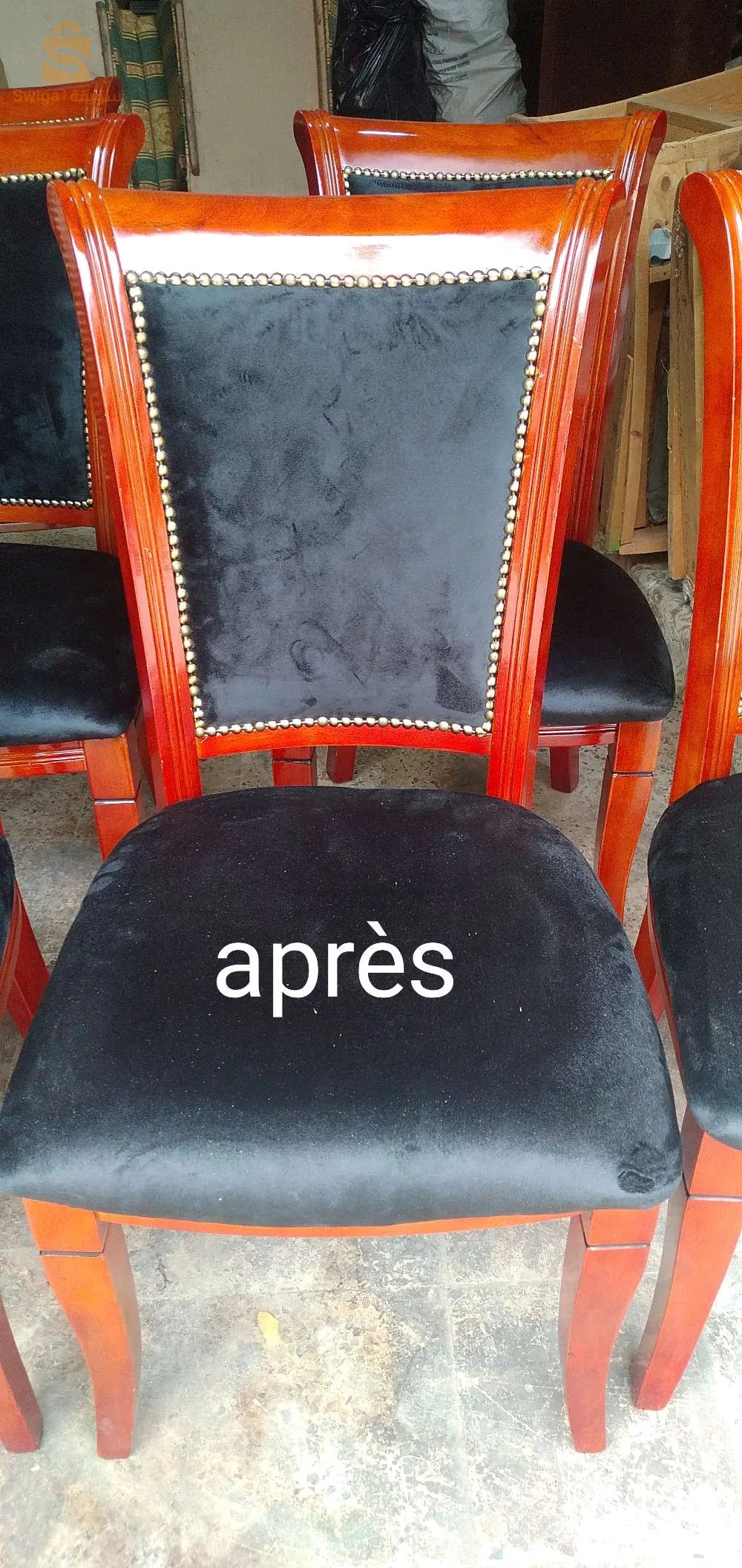 rénovation salon et chaise